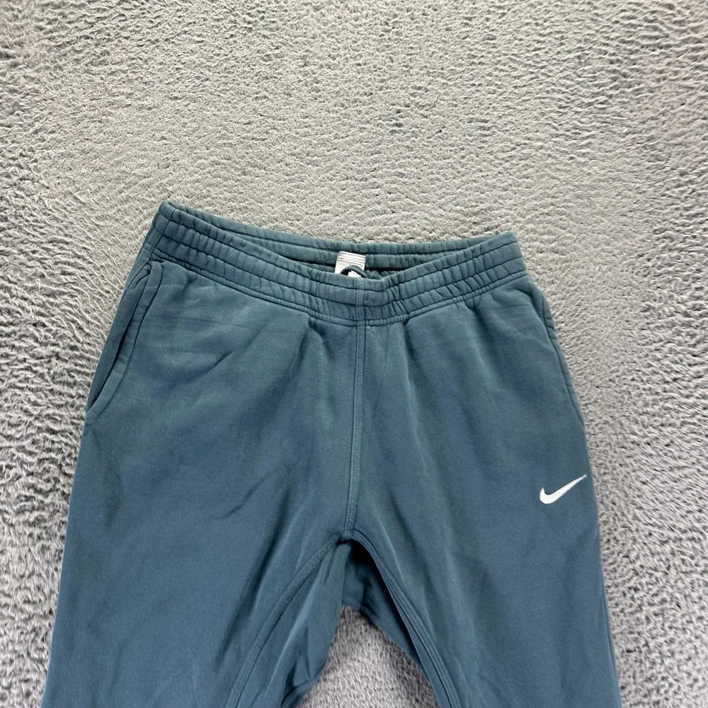 Vintage Nike Sweatpant Mens L Green Jogger Tapered Fleece-Lined Activewear Gym